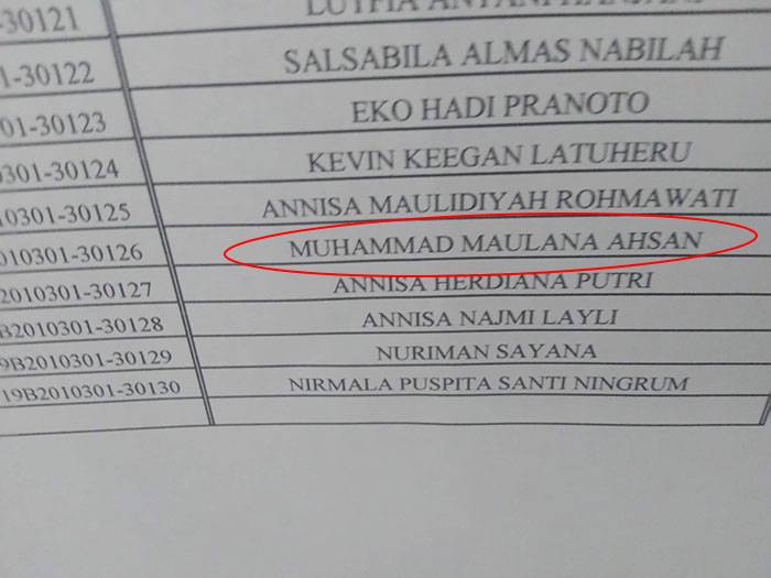 Daftar Nama JLPT N3 Surabaya Desember 2019 @SansInochi