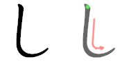 Huruf Shi hiragana